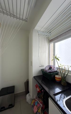 Apartamento à venda com 123m², 3 quartos e 2 vagas Apartamento à venda com 123m², 3 quartos e 2 vagasÁrea de Serviço