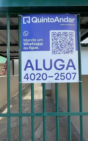 Casa para alugar com 50m², 2 quartos e 1 vagaPlaca Instalada em 26/10/2026 - Cod.UKCH-156