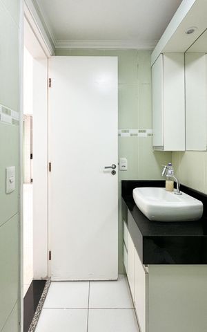 Apartamento para alugar com 52m², 2 quartos e 1 vaga Apartamento para alugar com 52m², 2 quartos e 1 vagaBanheiro Social