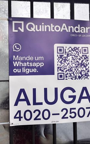 Casa para alugar com 38m², 1 quarto e 1 vaga Casa para alugar com 38m², 1 quarto e 1 vagaPlaca