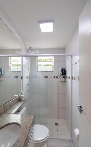 Apartamento para alugar com 49m², 2 quartos e 1 vaga Apartamento para alugar com 49m², 2 quartos e 1 vagaBanheiro