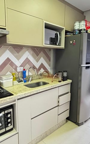 Apartamento para alugar com 66m², 2 quartos e 1 vagaCozinha