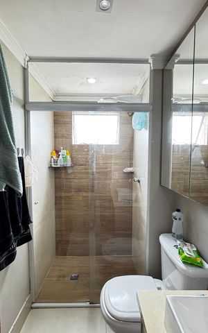 Apartamento para alugar com 66m², 2 quartos e 1 vagaBanheiro da Suíte