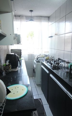 Apartamento à venda com 52m², 2 quartos e 1 vagaCozinha e Área de Serviço