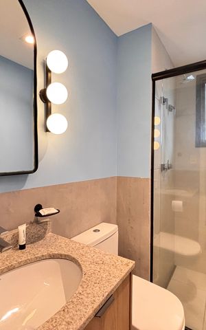 Studio para alugar com 36m², 1 quarto e sem vaga Studio para alugar com 36m², 1 quarto e sem vagaBanheiro