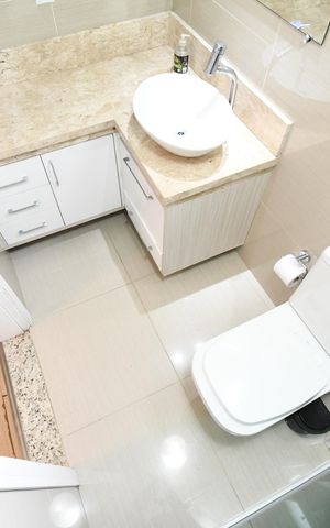 Apartamento para alugar com 102m², 3 quartos e 2 vagasBanheiro da Suíte