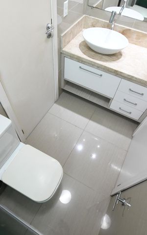 Apartamento para alugar com 102m², 3 quartos e 2 vagasBanheiro demi-suíte