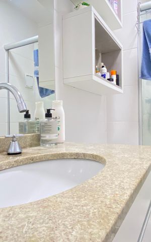 Apartamento à venda com 41m², 1 quarto e 1 vaga Apartamento à venda com 41m², 1 quarto e 1 vagaBanheiro