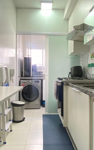 Apartamento à venda com 41m², 1 quarto e 1 vaga Apartamento à venda com 41m², 1 quarto e 1 vagaCozinha - Área de Serviço