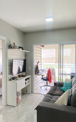 Apartamento à venda com 41m², 1 quarto e 1 vaga Apartamento à venda com 41m², 1 quarto e 1 vagaSala