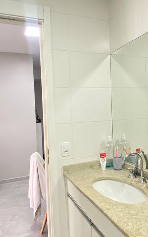 Apartamento à venda com 41m², 1 quarto e 1 vaga Apartamento à venda com 41m², 1 quarto e 1 vagaBanheiro