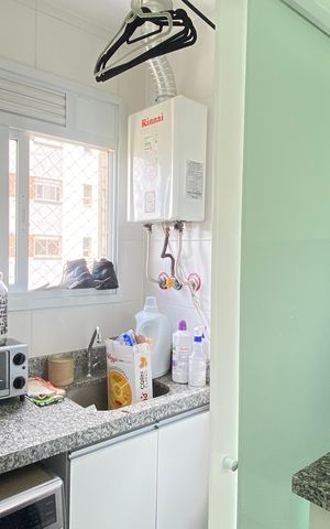 Apartamento à venda com 41m², 1 quarto e 1 vaga Apartamento à venda com 41m², 1 quarto e 1 vagaCozinha - Área de Serviço