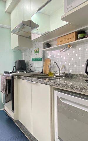 Apartamento à venda com 41m², 1 quarto e 1 vaga Apartamento à venda com 41m², 1 quarto e 1 vagaCozinha - Área de Serviço