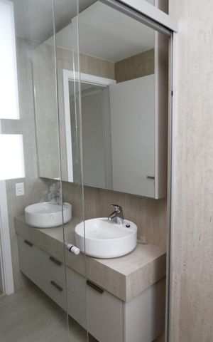 Apartamento para alugar com 115m², 3 quartos e 2 vagasBanheiro da Suíte 1