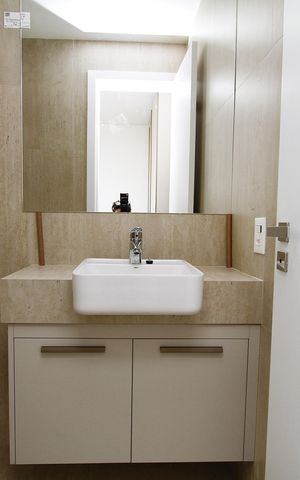 Apartamento para alugar com 115m², 3 quartos e 2 vagasBanheiro da Suíte 2