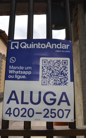 Casa para alugar com 121m², 2 quartos e 1 vagaPlaca instalada