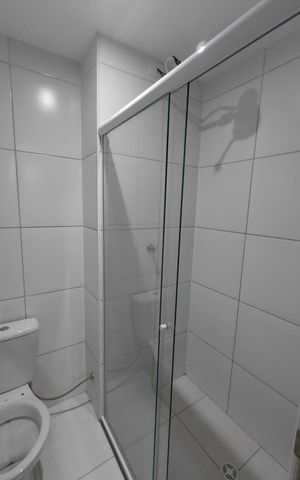 Apartamento para alugar com 35m², 2 quartos e sem vaga Apartamento para alugar com 35m², 2 quartos e sem vagaBanheiro