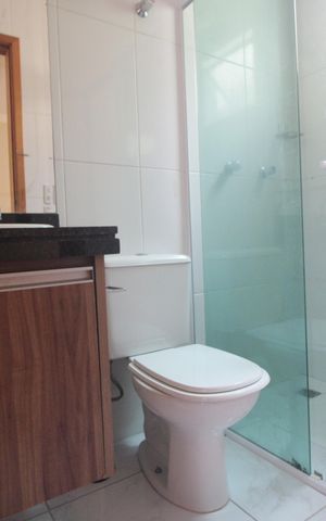 Casa para alugar com 110m², 2 quartos e 2 vagasBanheiro da suíte 2