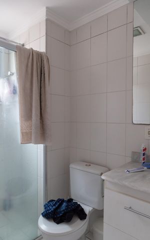 Apartamento para alugar com 94m², 3 quartos e 2 vagasBanheiro do Quarto 2 suíte