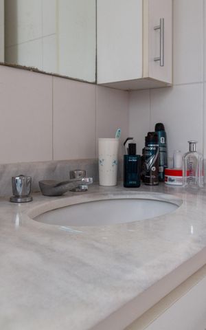 Apartamento para alugar com 94m², 3 quartos e 2 vagasBanheiro do Quarto 2 suíte