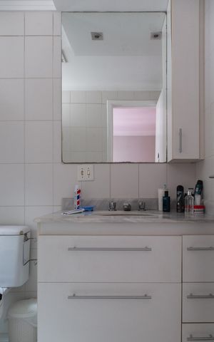 Apartamento para alugar com 94m², 3 quartos e 2 vagasBanheiro do Quarto 2 suíte