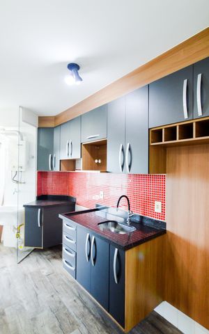 Apartamento para alugar com 49m², 2 quartos e 1 vagaCozinha 
