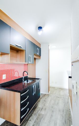 Apartamento para alugar com 49m², 2 quartos e 1 vagaCozinha 