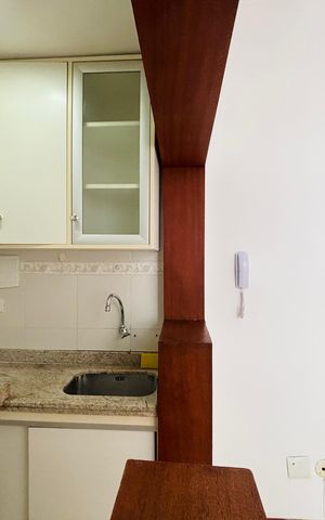 Apartamento para alugar com 27m², 1 quarto e sem vaga