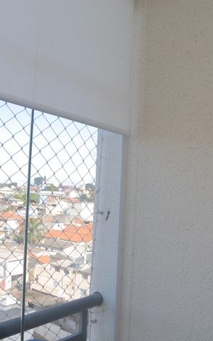 Apartamento à venda com 44m², 2 quartos e 1 vagaSacada da sala
