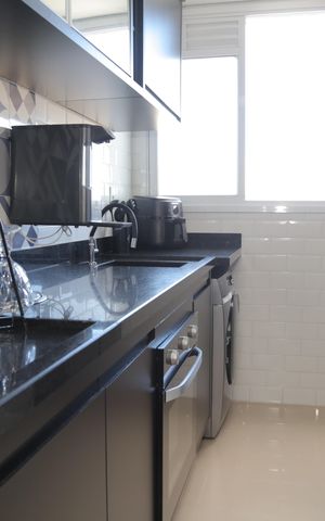 Apartamento à venda com 44m², 2 quartos e 1 vagaCozinha 