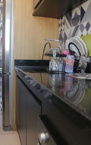 Apartamento à venda com 44m², 2 quartos e 1 vagaCozinha 