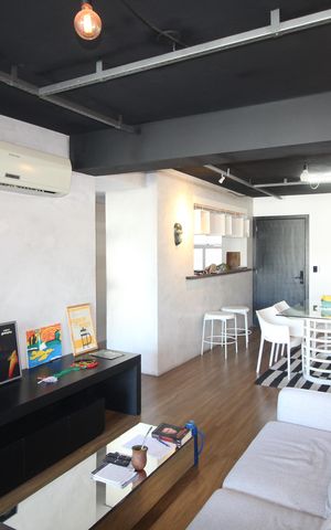 Apartamento para alugar com 65m², 1 quarto e 2 vagasSala 