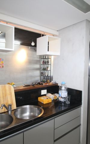 Apartamento para alugar com 65m², 1 quarto e 2 vagasCozinha