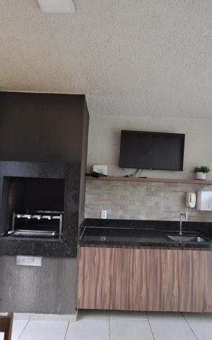 Apartamento à venda com 34m², 1 quarto e sem vagaÁrea comum - Churrasqueira 2