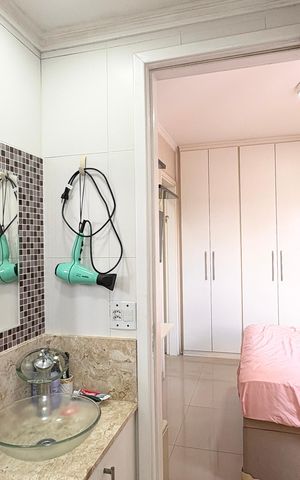 Apartamento para alugar com 70m², 3 quartos e 2 vagas Apartamento para alugar com 70m², 3 quartos e 2 vagasBanheiro da Suíte