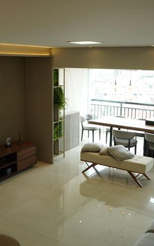 Apartamento para alugar com 110m², 3 quartos e 2 vagasSala e Varanda