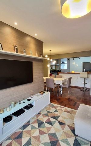 Apartamento à venda com 126m², 4 quartos e 2 vagas Apartamento à venda com 126m², 4 quartos e 2 vagasSala
