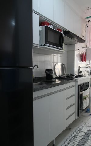 Apartamento à venda com 49m², 2 quartos e 1 vagaCozinha
