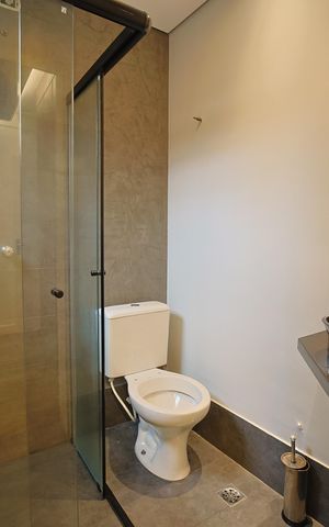 Casa de condomínio à venda com 72m², 2 quartos e 1 vagaBanheiro do Quarto 2
