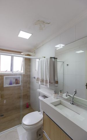 Apartamento para alugar com 86m², 2 quartos e 1 vagaBanheiro do Quarto 3 suíte