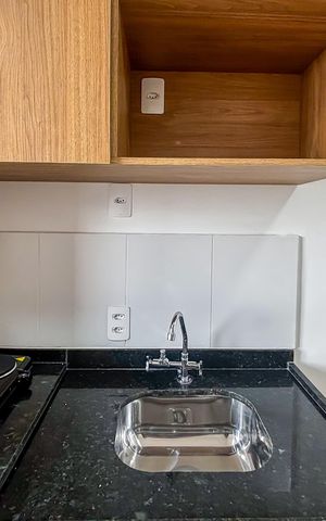 Apartamento para alugar com 29m², 1 quarto e sem vaga