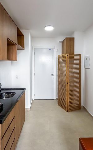 Apartamento para alugar com 29m², 1 quarto e sem vaga