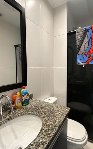 Apartamento para alugar com 87m², 3 quartos e 1 vaga Apartamento para alugar com 87m², 3 quartos e 1 vagaBanheiro Social