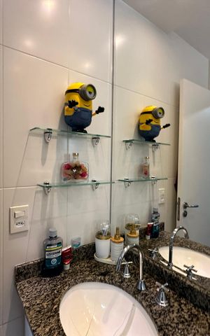 Apartamento para alugar com 87m², 3 quartos e 1 vaga Apartamento para alugar com 87m², 3 quartos e 1 vagaBanheiro da Suíte