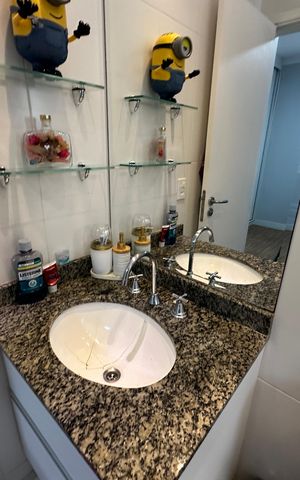 Apartamento para alugar com 87m², 3 quartos e 1 vaga Apartamento para alugar com 87m², 3 quartos e 1 vagaBanheiro da Suíte