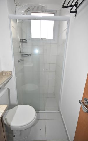 Apartamento para alugar com 77m², 2 quartos e 2 vagas Apartamento para alugar com 77m², 2 quartos e 2 vagasBanheiro Social