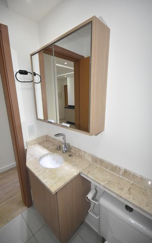 Apartamento para alugar com 77m², 2 quartos e 2 vagas Apartamento para alugar com 77m², 2 quartos e 2 vagasBanheiro Social
