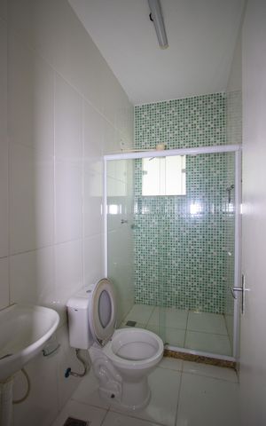 Casa para alugar com 105m², 3 quartos e 1 vaga Casa para alugar com 105m², 3 quartos e 1 vagaBanheiro Social