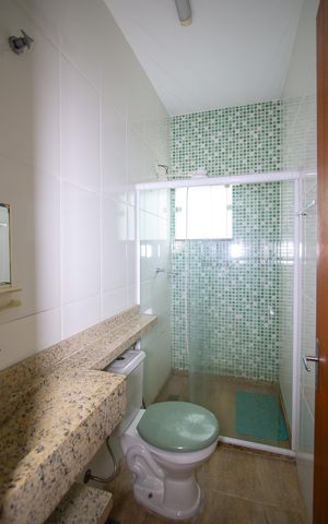 Casa para alugar com 105m², 3 quartos e 1 vaga Casa para alugar com 105m², 3 quartos e 1 vagaBanheiro da Suíte