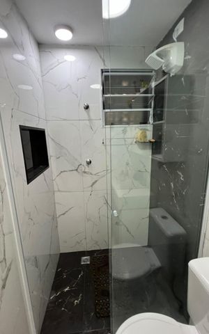 Apartamento para alugar com 58m², 2 quartos e 1 vaga Apartamento para alugar com 58m², 2 quartos e 1 vagaBanheiro